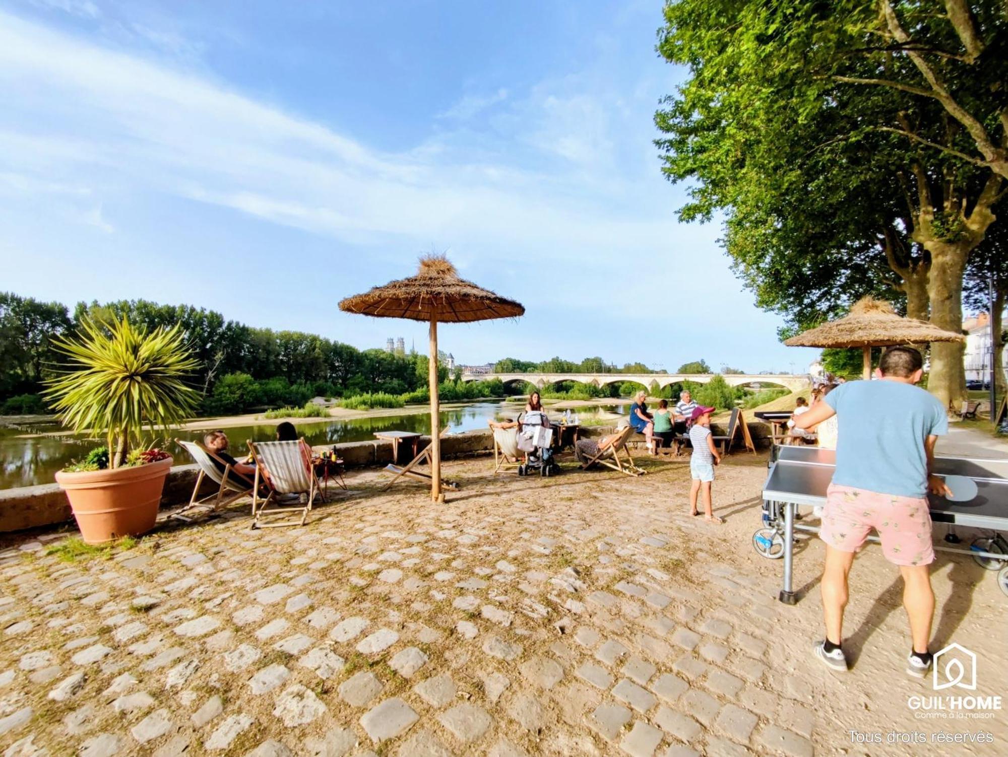 Terrasse Vegetalisee - Climatisation - Local Velo - Parking Gratuit Dans La Rue Орлеан Екстериор снимка